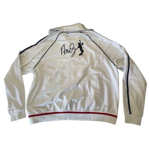 NWT Lacoste X Andy Roddick Tennis Full Zip Track Jacket Size 9 4XL NEW RARE - Picture 2 of 10